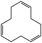 1,5,9-环十二烷三烯, 4904-61-4, 结构式