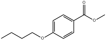 4-N-ブトキシ安息香酸メチル 化学構造式