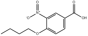 4-Butoxy-3-nitrobenzoic acid Struktur