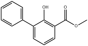 methyl 2-hydroxy-3-phenyl-benzoate 化学構造式