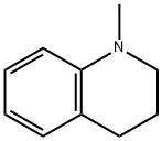 1,2,3,4-Tetrahydro-1-methylquinoline Struktur