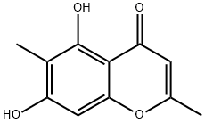 5,7-Dihydroxy-2,6-dimethyl-4H-1-benzopyran-4-one Structure