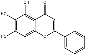 Structure of Baicalein Structure of Baicalein