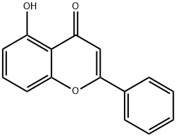 5-羟基黄酮, 491-78-1, 结构式