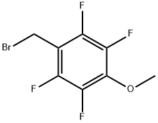 4-METHOXYTETRAFLUOROBENZYL BROMIDE Struktur