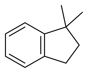 1H-Indene,2,3-dihydro-1,1-dimethyl- Structure