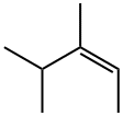 cis-3,4-ジメチル-2-ペンテン 化学構造式