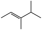 trans-3,4-ジメチル-2-ペンテン 化学構造式
