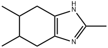 1H-Benzimidazole,  4,5,6,7-tetrahydro-2,5,6-trimethyl- Struktur
