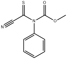 Carbanilic  acid,  N-(cyanothioformyl)-,  methyl  ester  (7CI,8CI) Structure