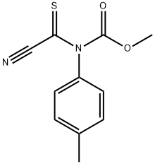 Carbanilic  acid,  N-(cyanothioformyl)-p-methyl-,  methyl  ester  (7CI,8CI) Struktur