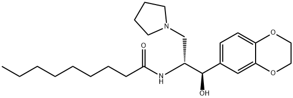 491833-30-8 N-[(1R,2R)-1-(2,3-二氢苯并[B][1,4]二恶英-6-基)-1-羟基-3-(吡咯烷-1-基)丙-2-基]壬酰胺
