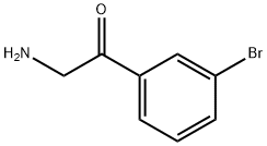 2-AMINO-1-(3-BROMO-PHENYL)-ETHANONE Struktur