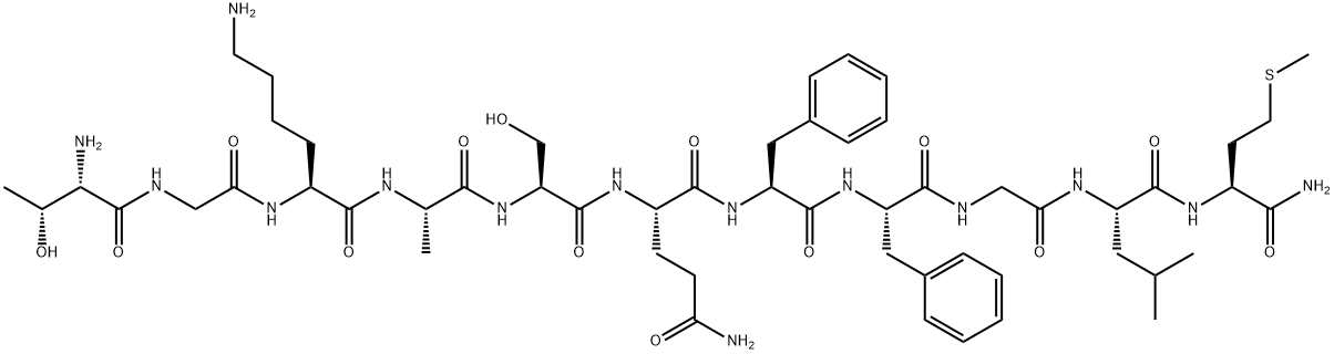 HEMOKININ 1 (HUMAN), 491851-53-7, 结构式