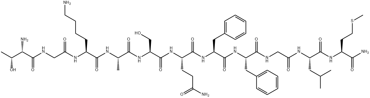 HEMOKININ 1 (HUMAN) Structure