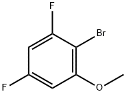 2-broMo-1,5-difluoro-3-Methoxybenzene, 491852-44-9, 结构式