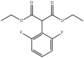 DIETHYL 2-(2,6-DIFLUOROPHENYL)MALONATE Structure