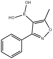 5-メチル-3-フェニル-4-イソオキサゾリルボロン酸 化学構造式