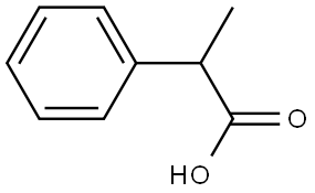 2-苯基丙酸 结构式