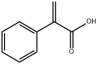 2-苯基丙烯酸, 492-38-6, 结构式