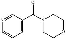 3-(モルホリノカルボニル)ピリジン 化学構造式