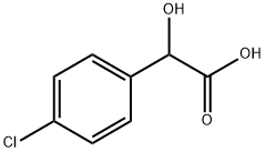 对氯扁桃酸,492-86-4,结构式