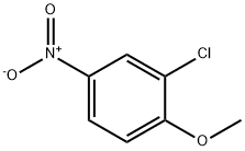 2-クロロ-4-ニトロアニソール 化学構造式