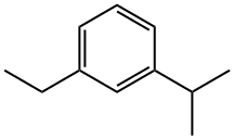 1-エチル-3-イソプロピルベンゼン 化学構造式