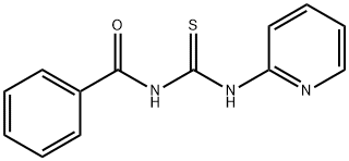 1-BENZOYL-3-(2-PYRIDYL)-2-THIOUREA Structure