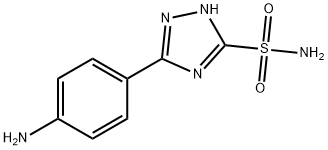 5-(4-Aminophenyl)-1H-1,2,4-triazole-3-sulfonamide,4922-94-5,结构式