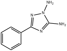 3-フェニル-1H-1,2,4-トリアゾール-1,5-ジアミン 化学構造式