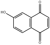 6-Hydroxynaphthalene-1,4-dione Struktur