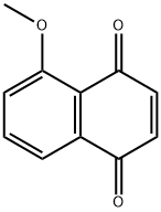 8-Methoxy-1,4-naphthoquinone 结构式