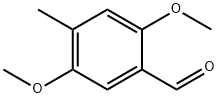 2,5-ジメトキシ-4-メチルベンズアルデヒド 化学構造式