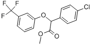 METHYL 4-CHLOROPHENYL-[3-(TRIFLUOROMETHYL)PHENOXY]ACETATE Struktur