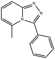 5-メチル-3-フェニル-1,2,4-トリアゾロ[4,3-a]ピリジン 化学構造式