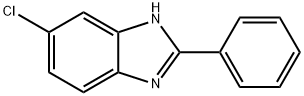 1H-BENZIMIDAZOLE, 6-CHLORO-2-PHENYL- 化学構造式