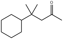 4-cyclohexyl-4-methylpentan-2-one Struktur