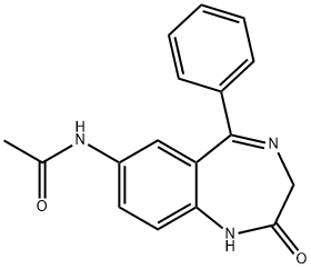 Acetamide, N-(2,3-dihydro-2-oxo-5-phenyl-1H-1,4-benzodiazepin-7-yl)-|Acetamide, N-(2,3-dihydro-2-oxo-5-phenyl-1H-1,4-benzodiazepin-7-yl)-