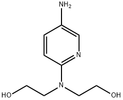 Ethanol, 2,2-[(5-amino-2-pyridinyl)imino]bis- (9CI) Structure