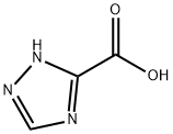 1,2,4-トリアゾ-ル-3-カルボン酸 化学構造式