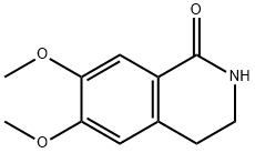 6,7-DIMETHOXY-3,4-DIHYDRO-2H-ISOQUINOLIN-1-ONE Struktur