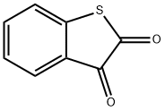 2,3-ジヒドロ-1-ベンゾチオフェン-2,3-ジオン 化学構造式