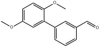 3-(2,5-Dimethoxyphenyl)benzaldehyde Struktur
