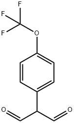 2-(4-TRIFLUOROMETHOXYPHENYL)MALONDIALDEHYDE Struktur