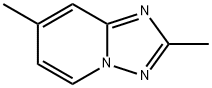 2,7-ジメチル[1,2,4]トリアゾロ[1,5-a]ピリジン 化学構造式