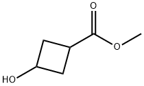 Cyclobutanecarboxylic acid, 3-hydroxy-, methyl ester Structure