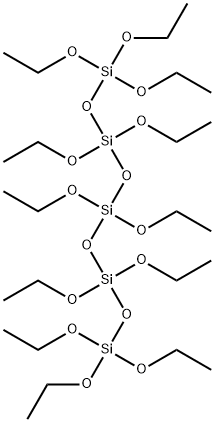 ドデカエトキシノナンペンタシロキサン 化学構造式