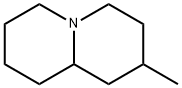 2-メチルオクタヒドロ-2H-キノリジン 化学構造式