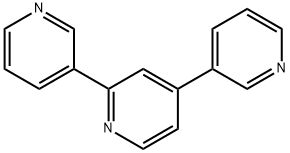 2,4-ジ(3-ピリジル)ピリジン 化学構造式